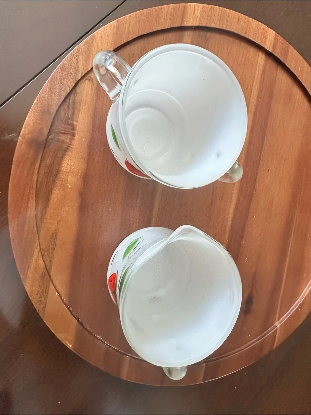 Bartlett-Collins strawberry creamer and sugar set